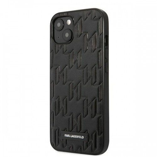 Karl Lagerfeld KLHCP13SMNMP1K iPhone 13 mini 5,4" hardcase czarny|black Monogram Plaque image 1