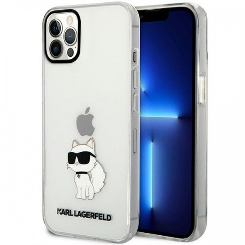 Karl Lagerfeld KLHCP12MHNCHTCT iPhone 12 |12 Pro 6,1" transparent hardcase Ikonik Choupette image 1