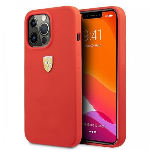 Ferrari FESSIHCP13XRE iPhone 13 Pro Max 6,7" czerwony|red hardcase Silicone image 1