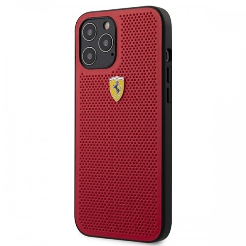 Ferrari FESPEHCP12LRE iPhone 12 Pro Max 6,7" czerwony|red hardcase On Track Perforated image 1