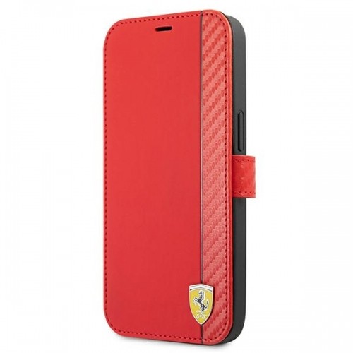Ferrari FESAXFLBKP13XRE iPhone 13 Pro Max czerwony|red book On Track Carbon Stripe image 1