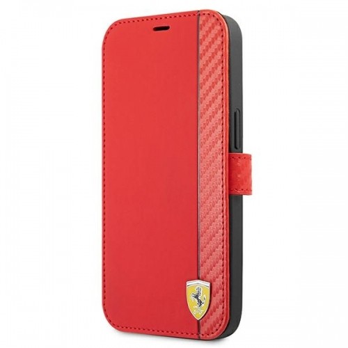 Ferrari FESAXFLBKP13LRE iPhone 13 Pro | 13 6,1" czerwony|red book On Track Carbon Stripe image 1