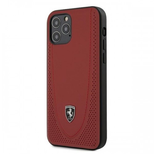 Ferrari FEOGOHCP12MRE iPhone 12|12 Pro 6,1" czerwony|red hardcase Off Track Perforated image 1