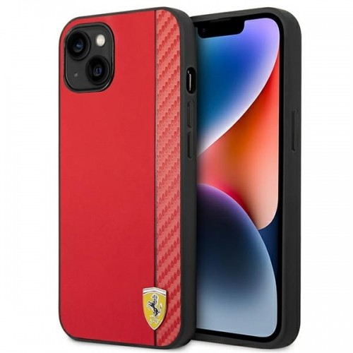 Ferrari FEHCP14MAXRE iPhone 14 Plus 6,7" czerwony|red hardcase Carbon image 1