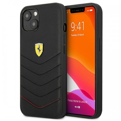 Ferrari FEHCP13SRQUK iPhone 13 mini 5,4" czarny|black hardcase Off Track Quilted image 1