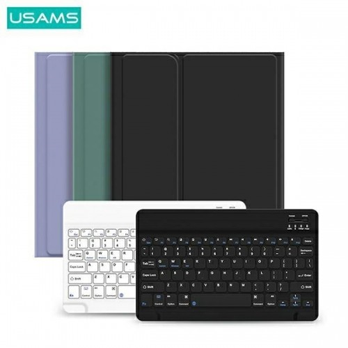 USAMS Etui Winro z klawiaturą iPad Pro 11" fioletowe etui-biała klawiatura|purple cover-white keyboard IP011YRXX03 (US-BH645) image 1