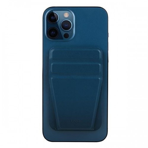 UNIQ Lyft magnetyczny stojak na telefon snap-on stand and card holder niebieski|blue image 1