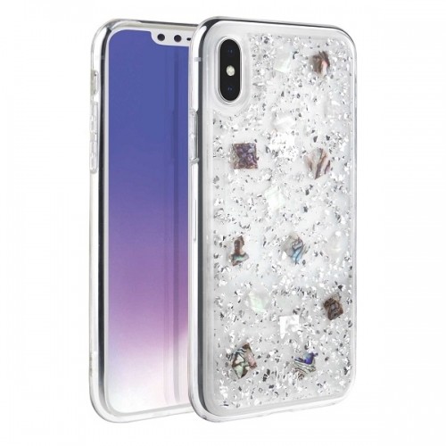 UNIQ etui Lumence Clear iPhone Xs Max srebrny|Perivvinkle silver image 1