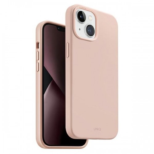 UNIQ etui Lino iPhone 14 6,1" różowy|blush pinkt image 1