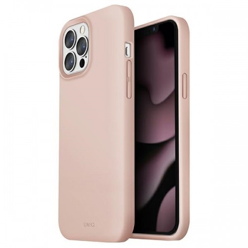 UNIQ etui Lino iPhone 13 Pro | 13 6,1" różowy|blush pink image 1