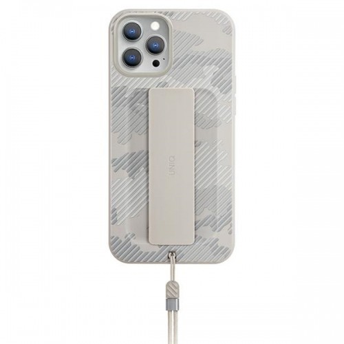 UNIQ etui Heldro iPhone 12 Pro Max 6,7" beżowy moro|ivory camo Antimicrobial image 1