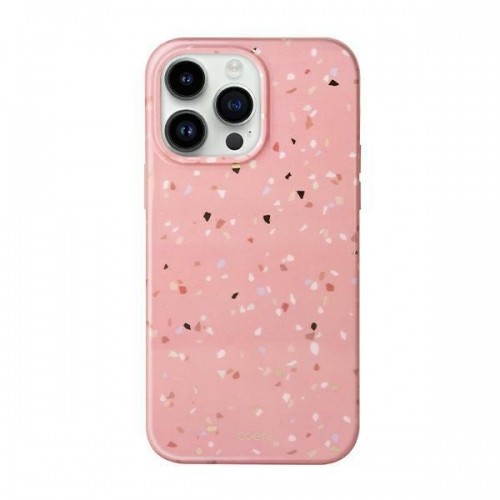 UNIQ etui Coehl Terrazzo iPhone 14 Pro Max 6,7" różowy|coral pink image 1