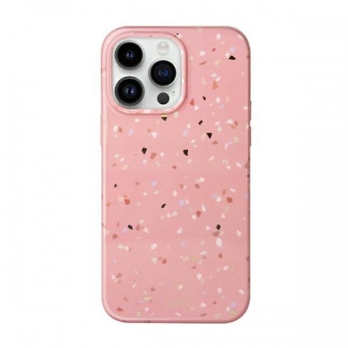 UNIQ etui Coehl Terrazzo iPhone 14 Pro 6,1" różowy|coral pink image 1