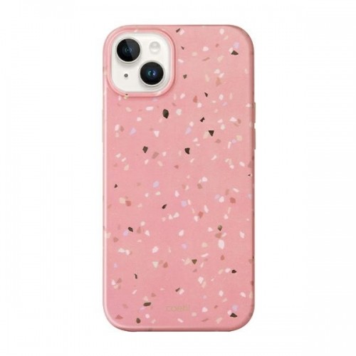 UNIQ etui Coehl Terrazzo iPhone 14 Plus 6,7" różowy|coral pink image 1