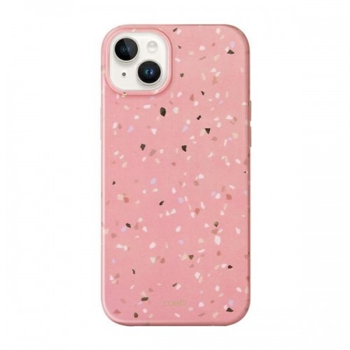 UNIQ etui Coehl Terrazzo iPhone 14 6,1" różowy|coral pink image 1