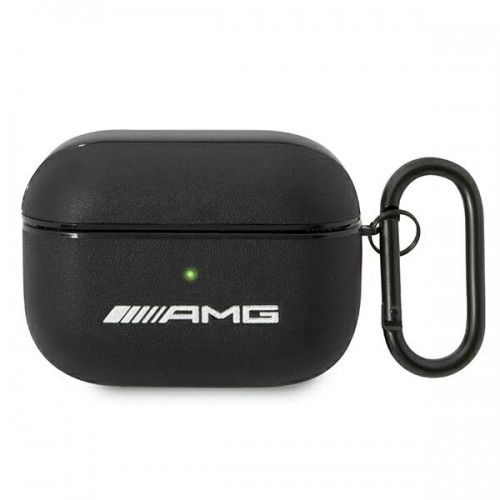 Mercedes AMG AMAPSLWK AirPods Pro cover czarny|black Leather image 1