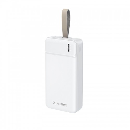 OEM REMAX Power Bank 30000mAh RPP-289 Pure - USB + Type C - PD 20W QC 18W white image 1