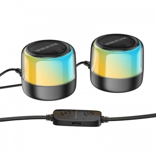 OEM Borofone Portable Bluetooth Speaker BP12 Colorful Stereo 2 in 1 (2 pieces) image 1