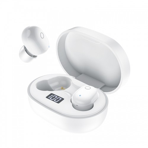 OEM Borofone TWS Bluetooth Earphones BW06 Manner White image 1