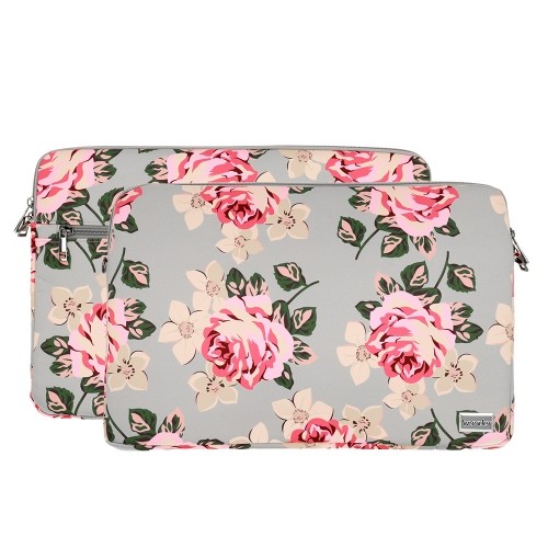 OEM Wonder Sleeve Laptop 15-16 inches grey and roses image 1