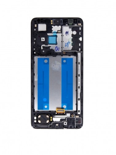 LCD display + Touch Unit + Front Cover Samsung A013 Galaxy A01 Core Black (Service Pack) image 1