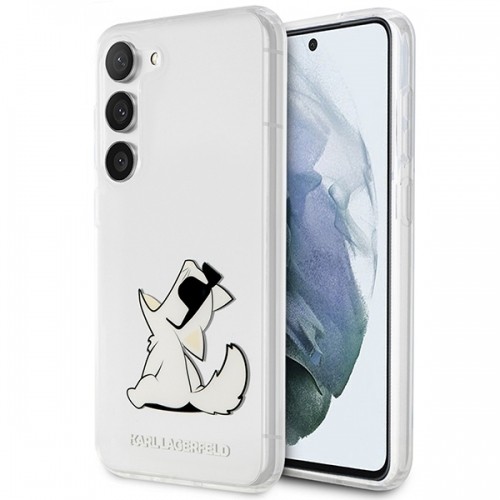 Karl Lagerfeld PC|TPU Choupette Eat Case for Samsung Galaxy S23 Transparent image 1