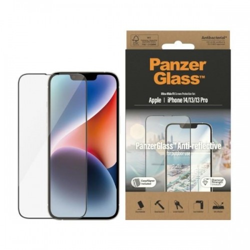 PanzerGlass Ultra-Wide Fit Anti-Reflective with applicator for iPhone 14 | 13 | 13 Pro 6,1" image 1