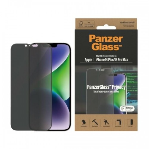 PanzerGlass Ultra-Wide Fit Privacy tempered glass for iPhone 14 Plus | 13 Pro Max image 1
