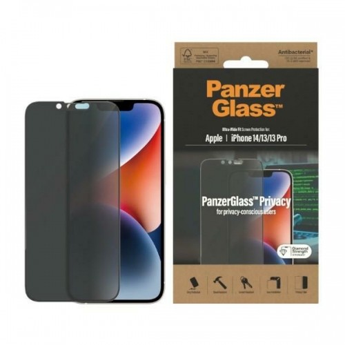 PanzerGlass Ultra-Wide Fit Privacy tempered glass for iPhone 14 | 13 | 13 Pro 6,1" image 1