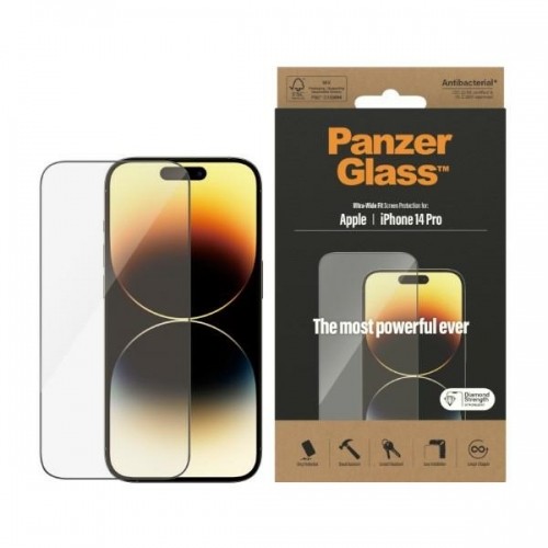 PanzerGlass Ultra-Wide Fit tempered glass for iPhone 14 Pro 6,1" image 1