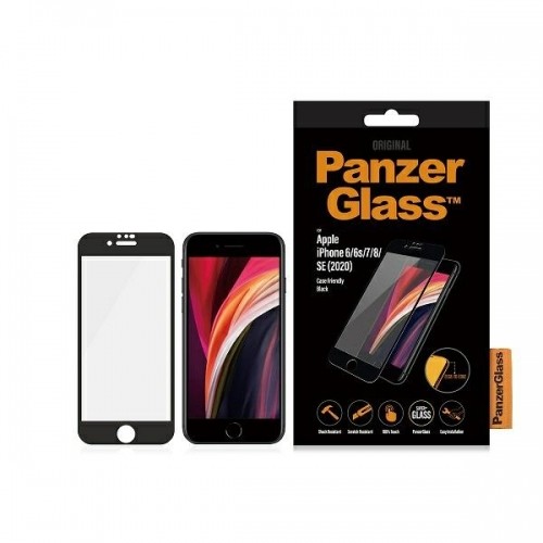 PanzerGlass Ultra-Wide Fit tempered glass for iPhone 6 | 6s | 7 | 8 | SE 2020 | SE 2022 image 1
