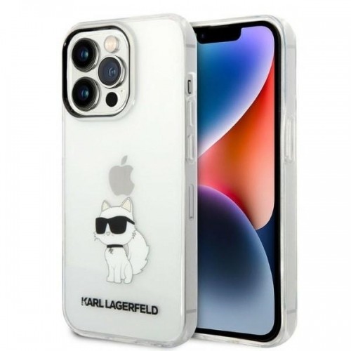Karl Lagerfeld IML Choupette NFT Case for iPhone 14 Pro Transparent image 1