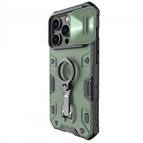 Nillkin CamShield Armor PRO Hard Case for Apple iPhone 14 Pro Dark Green image 1