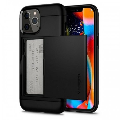 Spigen Slim Armor CS iPhone 12|12 Pro 6,1"  czarny|black ACS01707 image 1