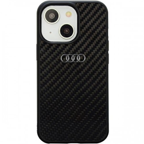 Audi Carbon Fiber iPhone 14 6.1" czarny|black hardcase AU-TPUPCIP14-R8|D2-BK image 1