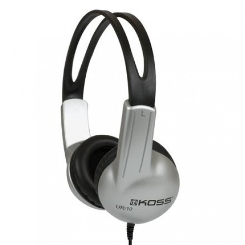 Koss Headphones UR10 Wired On-Ear Silver/Black image 1