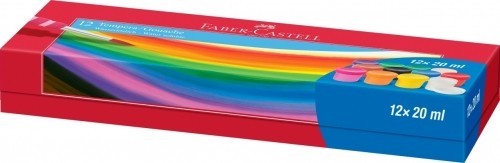 Guaša krāsas Faber-Castell, 20ml, 12gab/iep image 1