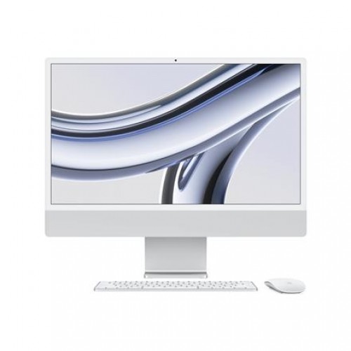 Apple iMac 24” 4.5K Retina, Apple  M3 8C CPU, 10C GPU/8GB/256GB SSD/Silver/SWE Apple image 1