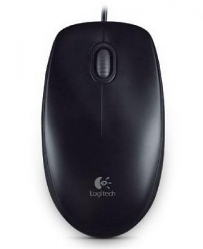 Logitech Mouse B100 Wired Black image 1