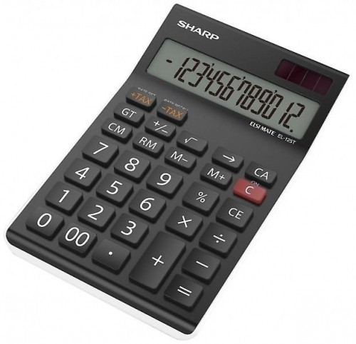 Galda kalkulators Sharp SH-EL125TWH, balts image 1