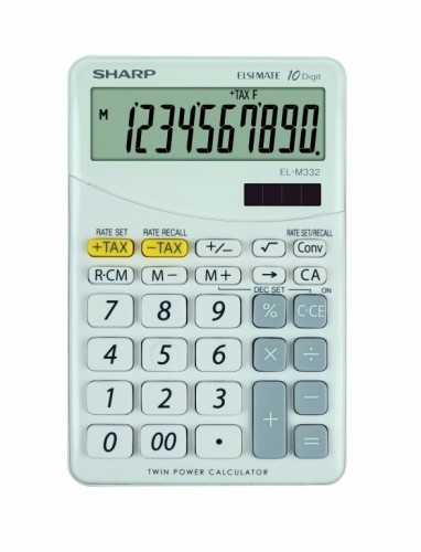 Настольный калькулятор Sharp EL-M332BWH, белый image 1