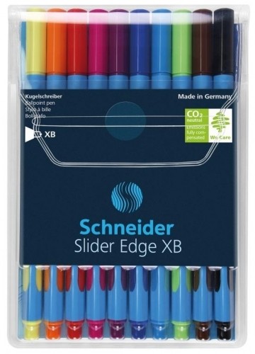 Lodīšu pildspalva Schneider Slider Edge XB 10gab, asorti image 1