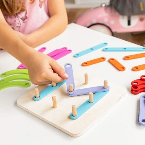 Wooden Set for Making Letters and Numbers Koogame InnovaGoods 27 Pieces image 1