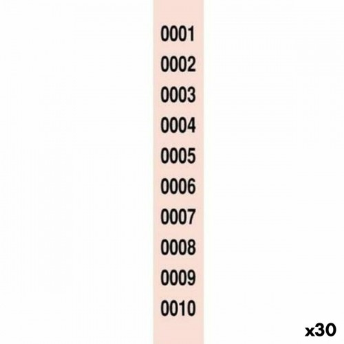 Raffle Number Strips 1-2000 (30 Units) image 1