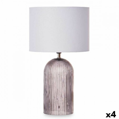 Gift Decor Настольная лампа Лучи 40 W Серый Стеклянный 25,5 x 43,5 x 25,5 cm (4 штук) image 1
