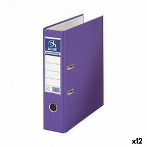 Lever Arch File DOHE Purple A4 12 Units 285 x 320 x 70 mm (12 Units) image 1
