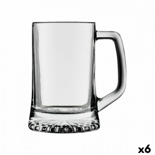 Beer Mug Crisal Maxim 500 ml 13 x 8 x 15 cm (6 Units) image 1