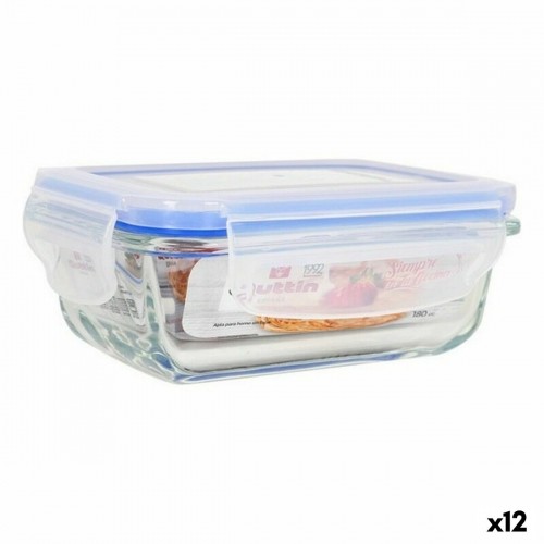 Hermetic Lunch Box Quttin Rectangular 180 ml 12,7 x 8,9 x 5 cm (12 Units) image 1