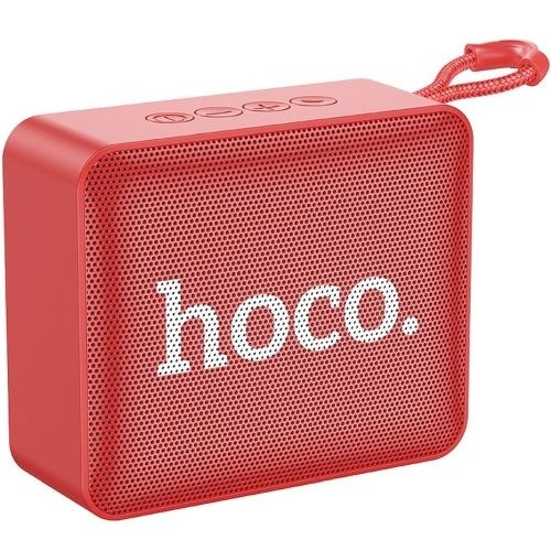 Hoco BS51 Gold Brick Bluetooth speaker (Red) image 1