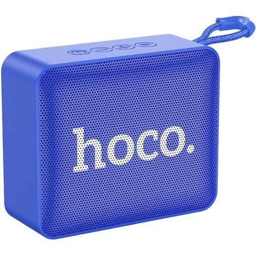 Hoco BS51 Gold Brick Bluetooth speaker (Blue) image 1
